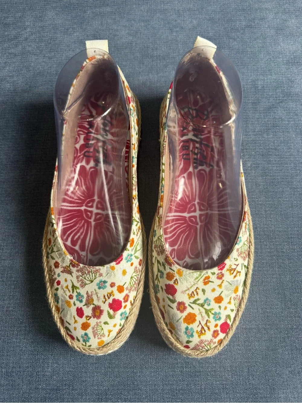 Blowfish Malibu Benita Floral Espadrille Flats Women’s SZ 7M New Cottagecore